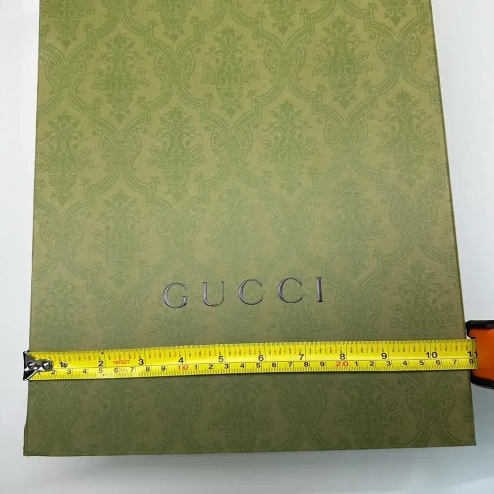 Gucci | Shoe Box | Green | 10.9 W x 14.25 H x 4.75 D inch
